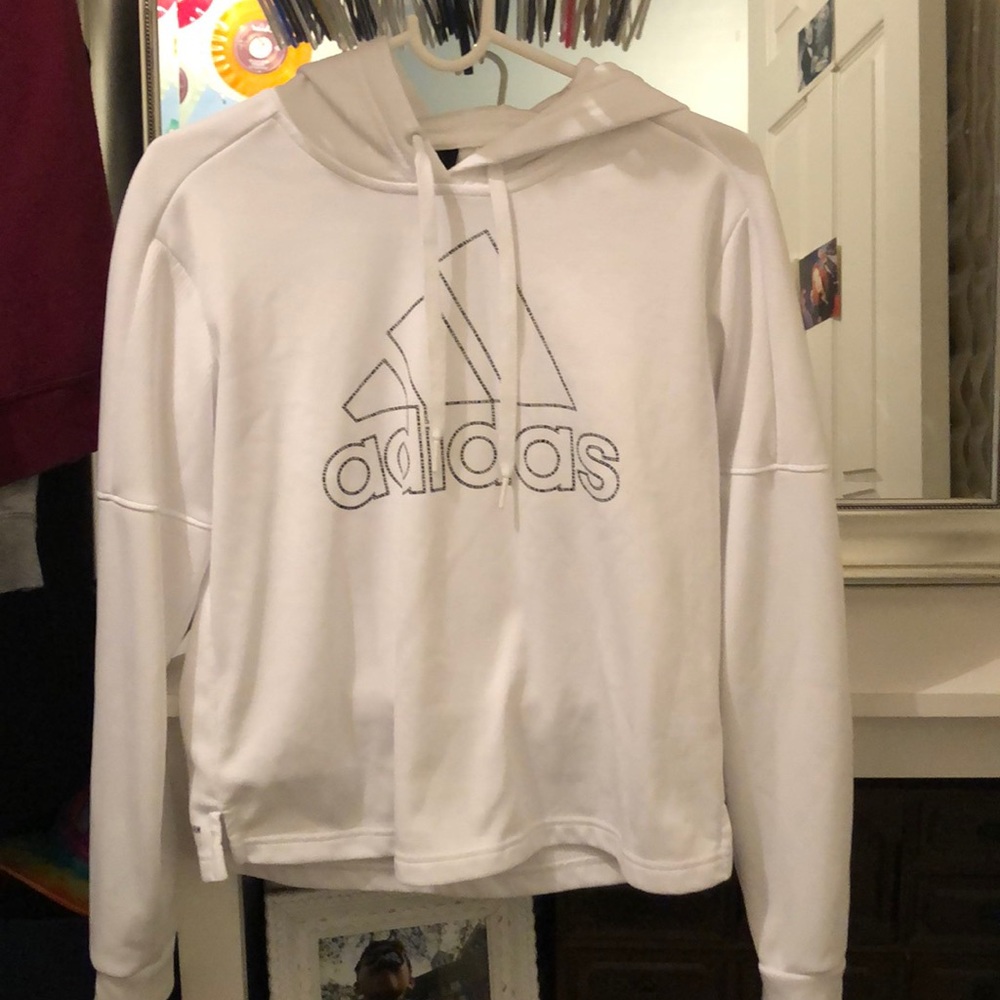 Dry fit sweatshirt white adidas